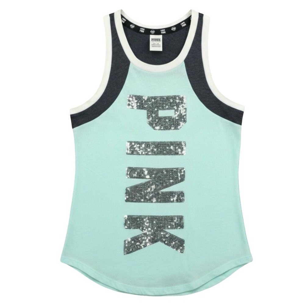 Victorias Secret PINK ‎ Sequin McBling Tank Top